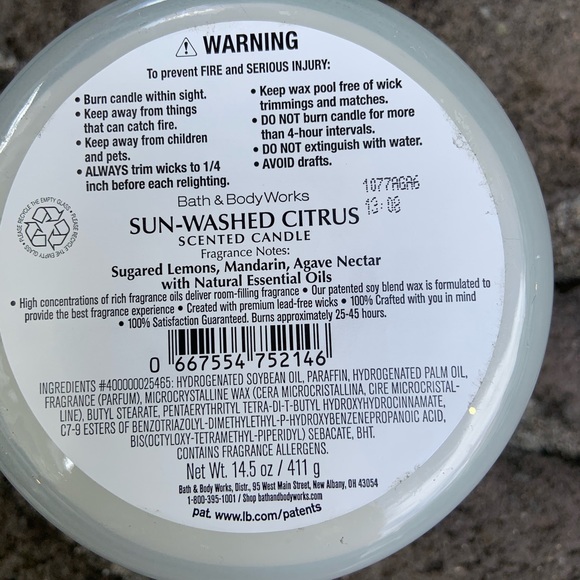 BBW Sun-Washed citrus candle & Ice Dragonfruit tea candle Bundle - Picture 4 of 11